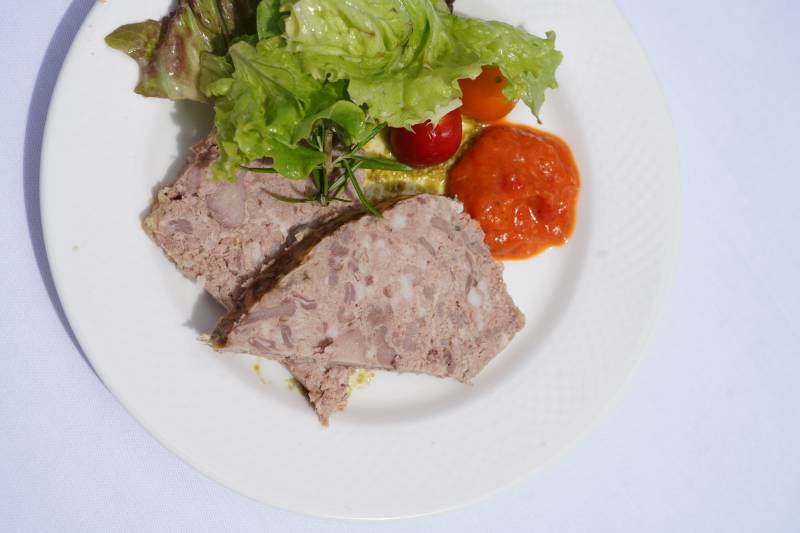 Assiette terrine de lapin